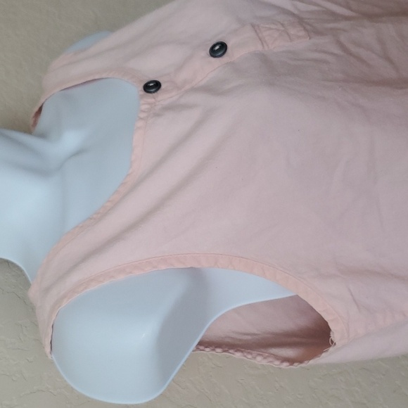 Large pink sleeveless tank top 100% Cotton GinTonic VTG - Picture 5 of 8